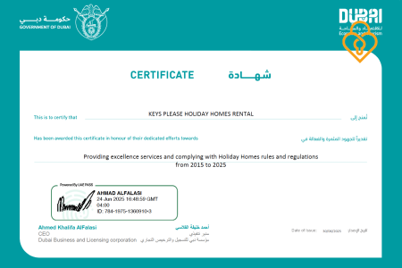 Keysplease DET Award of service excellence Dubai 2025